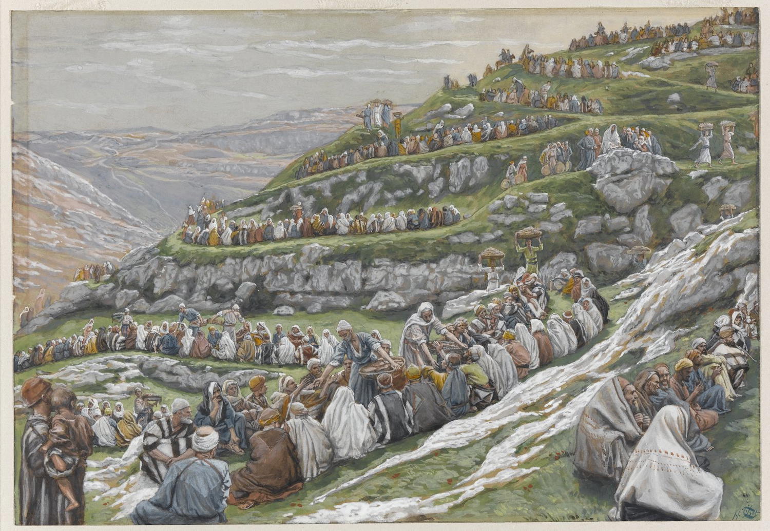 Az ötezer ember megvendégelése – James Tissot festménye