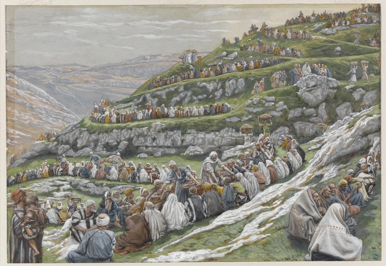 Az ötezer ember megvendégelése – James Tissot festménye